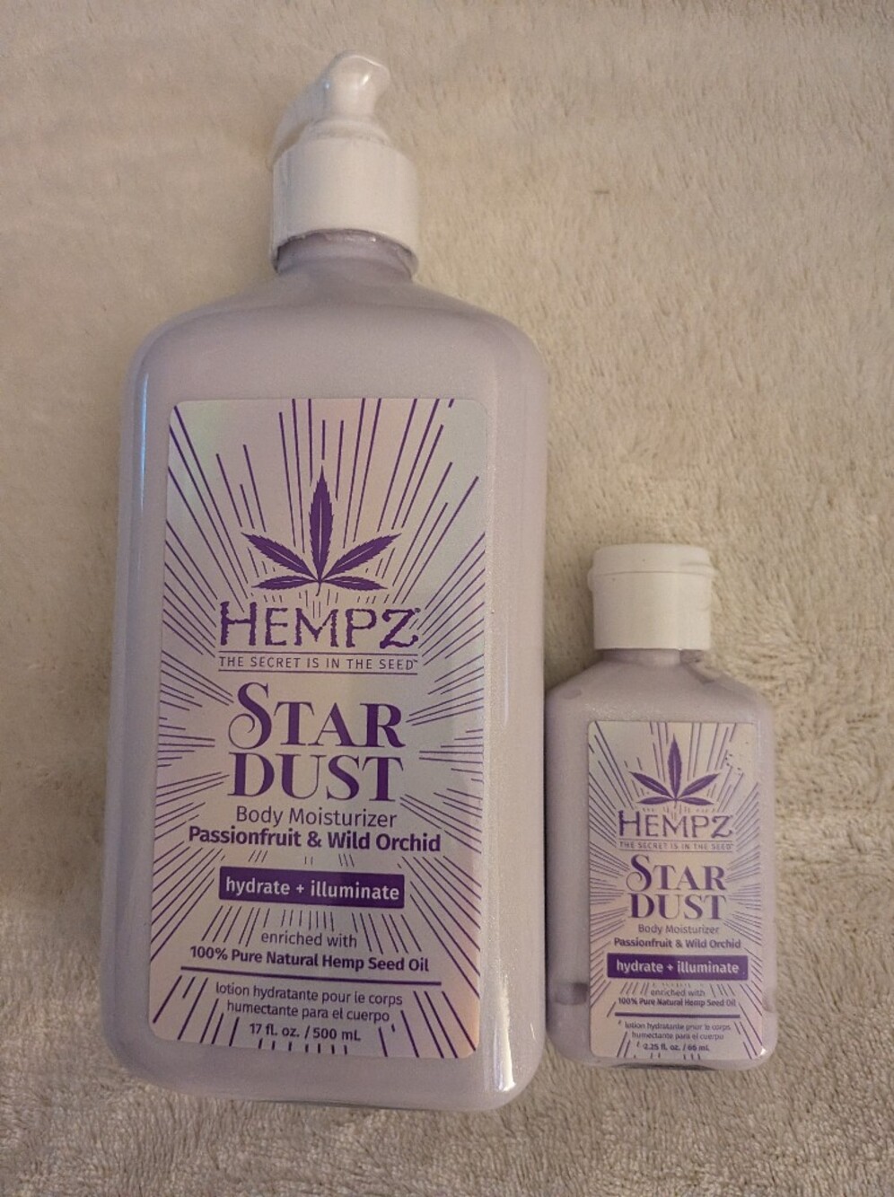 Hempz Star Dust Body Moisturizer - Lavender Purple